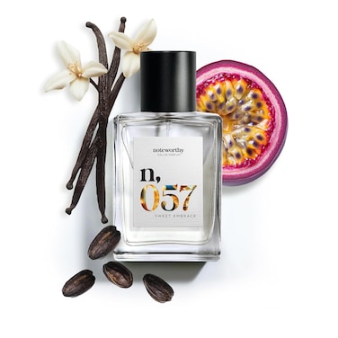 Noteworthy n,057 Sweet Embrace Eau De Parfum &ndash; Vanilla, Passionfruit, Tonka Bean   Sophisticated, Warm Fragrance for Any Occasion   Long-lasting Unisex Perfume for Women &amp; Men (50ml)