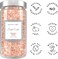 Olivia Care Pink Himalayan Bath Salts with French Rose - Relieves &amp; Relax Muscles. Exfoliate, Heal, Rejuvenate, Cleansing &amp; Soothes Skin   Made with Natural Ingredients. Fresh Fragrance - 12 OZ