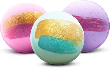 Latika Color Changing Bath Bombs - Pink Topaz, Lavender, and Agave for Ultimate Relaxation and Skin Nourishment