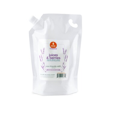 Oyin Handmade Juices &amp; Berries hydrating herbal leave-in 1-liter eco-friendly refill pouch