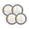 Waxelene Citrus Aerated Lip Balm Tin 4 Piece, Best Lip Balm Ever Organic Multipurpose Ointment Baby Eczema Dry Sensitive Skin Chapped Lips Moisturizer