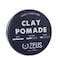 ZEUS Clay Pomade for Men, Matte Finish, Water Soluble &amp; Extra Firm Hold Hair Styling Clay Pomade &ndash; MADE IN USA (4 oz.)
