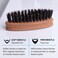 ZEUS Pocket Beard &amp; Mustache Brush for Men, Travel Size Beard Brush, Soft Boar Bristles (Made in Germany) N92