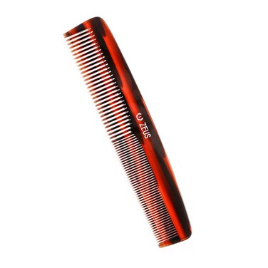 ZEUS Large Hair Comb, 7.5&rdquo; Handcrafted Saw-Cut Non-Static Hair Comb for Men (Traditional) Y11