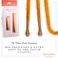 Frenchies French Twist Hair Pin, Ultra Flocked Extra Soft French Hair Pins for Women, Wedding, Updo Extensions, or Wig, 20 Count, Red