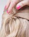 Frenchies French Twist Hair Pin, Ultra Flocked Extra Soft French Hair Pins for Women, Wedding, Updo Extensions, or Wig, 100 Count, Blond, Large (3 inch)