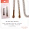 Frenchies French Twist Hair Pin, Ultra Flocked Extra Soft French Hair Pins for Women, Wedding, Updo Extensions, or Wig, 20 Count, Grey