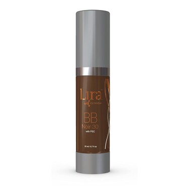 Lira Clinical BB - SPF 30 Tinted BB Cream with PSC &amp; Vitamins - Full coverage - 0.7 fl oz. (BB Noir 30)