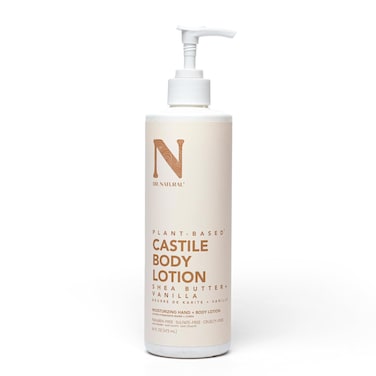 Dr. Natural Castile Body Lotion, Shea Butter, 16 oz - Plant-Based - Paraben-Free, Sulfate-Free, Cruelty-Free - Made with Organic Shea Butter - Non-Greasy - Body Lotion for Dry Skin