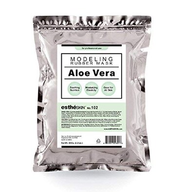 No.102 Aloe Vera Peel Off Type Modeling Rubber Mask Powder for Facial Skin Care Treatment, 35oz