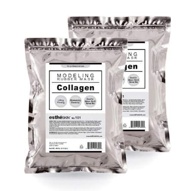 No.101 Collagen Peel Off Type Modeling Rubber Mask for Facial Skin Care Treatment, 35oz (2 pack)