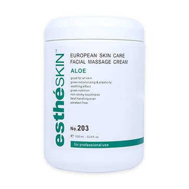 Aloe Facial Massage Cream for European Skin Care, 33.8 fl.oz. / 1000 ml