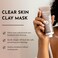 BOLDEN Clear Skin Clay Mask   Made with Sulfur for Deep Pore Cleansing &amp; Preventing Breakouts   Pore Minimizer and Oil Reducer for Sensitive Skin   3.5 fl oz