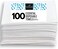 DAVELEN Essential Disposable Hair Towel for Women, 100 Pack 32 inch X 16 inch, Super Absorbent Quick Dry Hair for Drying Curly, Long &amp; Thick Hair (White) (100)