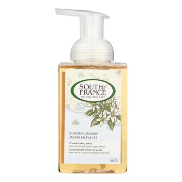 South Of France Foaming Hand Wash With Hydrating Organic Agave Nectar &amp; Blooming Jasmine 8 Oz