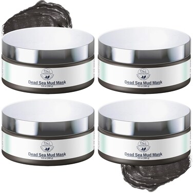 Natural Elephant Dead Sea Mud Mask (40oz (Pack of 4 9.9oz Jars))