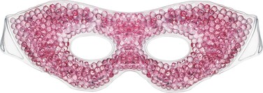 Eye See Gel Eye Mask, Pink - Cold Compress Ice Pack with Gel Beads - Microwave Safe for Heat Therapy - Great for Puffy Eyes, Dark Circles, Dry Eyes, Soothing Headaches