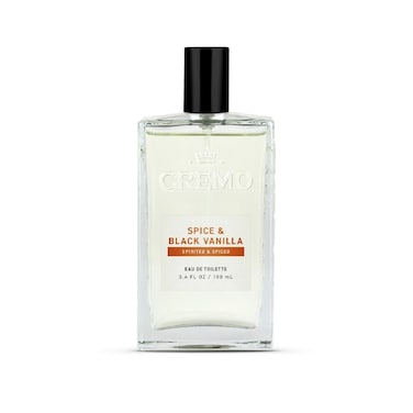 Cremo Cologne for Men - Spice &amp; Black Vanilla Mens Cologne Spray - An Explosion of Vibrant Spices, Dark Woods and Black Vanilla, Fragrances For Men, 3.4 Fl Oz