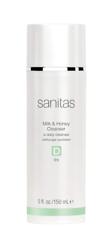 Sanitas Skincare Milk &amp; Honey Cleanser, Rich, Restorative Cleanser, Cleanser for Dry Skin, 5 Ounces