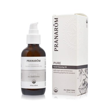 Pranarom - Pure Facial Cleansing Oil (4oz / 120ml) - 100% Pure &amp; Natural Essential Oil Facial Cleanse for Makeup &amp; Impurity Removal