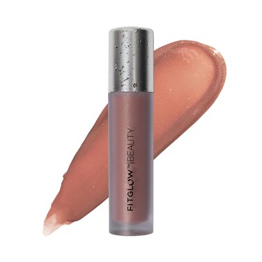 FITGLOW Beauty - Lip Color Serum   Vegan, Woman-Owned Clean Beauty (Gleam - Beige Nude)