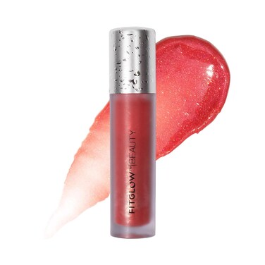 FITGLOW Beauty - Lip Color Serum   Vegan, Woman-Owned Clean Beauty (Juice - Sheer Cherry)