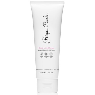 Rizos Curls Travel Deep Conditioner, Strengthens &amp; Moisturizes Hair while Controlling Frizz, Add Softness and Manageability with Coconut Oil, Sunflower Oil &amp; Shea Butter, 2.5 oz