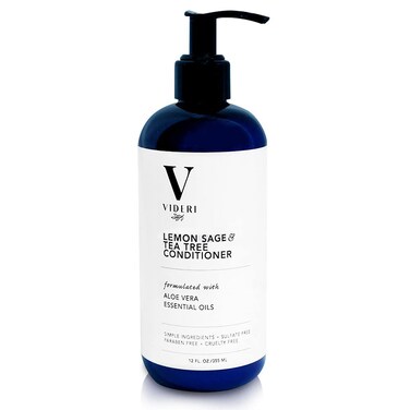 Lemon Sage &amp; Tea Tree Conditioner &ndash; Formulated with Soothing Aloe Vera, Wheat Protein and Pro-Vitamin B5. Phthalate &amp; Paraben Free, Vegan, Large 12 fl oz