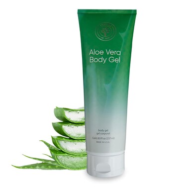 L&rsquo;EUDINE Aloe Vera Gel - 8Fl Oz - Natural Aloe Gel for Skin Care - Premium Aloe for Sunburn Relief, Burns, and After Sun Care - Aloe Gel for Face, Body - Aloe Vera for Scar Treatment