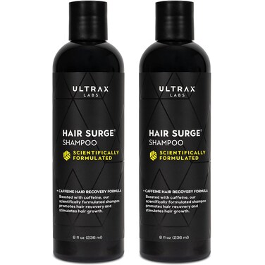 Hair Growth Shampoo for Thinning Hair and Hair Loss Shampoo for Women and Men, Hair Surge 8oz.   2 Pack