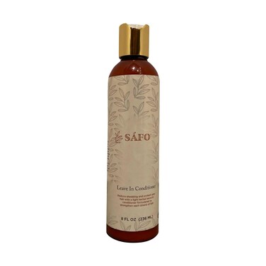 Safo Leave-In Conditioner, Nourishing, Hydrating, and Repairing Hair Treatment, Revitalize with a Smooth and Shine Formula, Frizz Control, and Natural Ingredients for Intensive Hydration