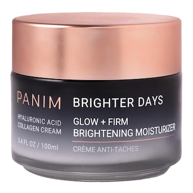 PANIM Brighter Days Collagen Cream 3.4 fl oz &ndash; Moisturizer Face Cream with Marine Collagen, Hyaluronic Acid, Niacinamide. Firms &amp; Brightens, Fades Dark Spots, Wrinkles, Dull Skin for Younger Look
