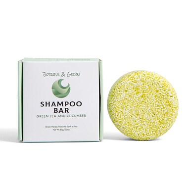 Jorjia &amp; Gryn Green Tea &amp; Cucumber Shampoo Bar