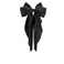 Hair Bows for Women - Elegant Black Bow Hair Clips Set, 2pcs Satin Black Hair Bows in Premium Packaging - Perfect Bows for Women Seeking Sophisticated Black Hair Bow Accessories
