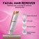 Facial Hair Removal for Women: Rechargeable Painless Hair Remover for Face, Upper Lip, Chin &amp; Peach Fuzz with LED Light, 2 Replacement Heads, and Travel Pouch