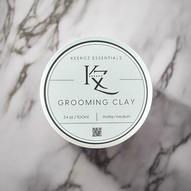 Grooming Clay, Matte Finish, Medium Hold, 3.4 oz