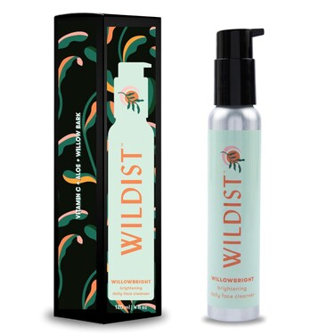 Daily Face Wash for Women &amp; Men, Face Cleanser with Vitamin C, Aloe, Willowbark, Cruelty Free, Vegan, Willowbright- Citrus Scent, 4 Fl Oz