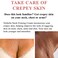 Neck Firming Cream for Sagging, Crepey Skin, Chest Wrinkles. Anti-Aging Moisturizing Lotion Helps Crepe Eraser, Turkey Neck Tightener &amp; Decolletage Tightening. Aids Decollete, Double Chin, Face