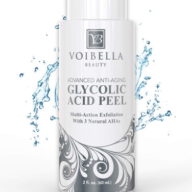 Glycolic Acid Peel - Chemical Peel For Face - Resurfacing Exfoliant for Sensitive Skin w Lactic &amp; Pyruvic Fruit Acid (AHA) - Facial Exfoliator Kit &amp; Mask for Dark Spots &amp; Acne Scars Look Treatment