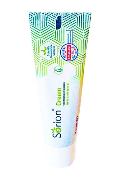Sorion Cream for Comforting Dry Skin with Coconut Oil, Neem, Turmeric and Vitamin E - Travel-Size Version
