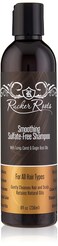 Rucker Roots Smoothing Sulfate Free Shampoo  Ginger, Turnip, Carrot Root Oils  For All Hair Types  Gentle Cleanser  Shea Butter  Argan Oil  Cocoa Seed Butter  Antioxidants