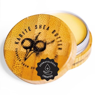 Karit&eacute; Baume &agrave; L&egrave;vres Nourishing Lip Balm - Intense Lip Moisturizer for Dry Lips, Shea Butter, Organic Jojoba &amp; Rosehip Oil Blend, Dermatologist-Formulated &amp; Approved, Cruelty-Free &amp; Hypoallergenic