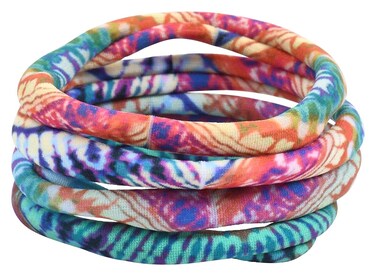 Bamboo Trading RH122 Bella Collection Spin Art Hair Ties