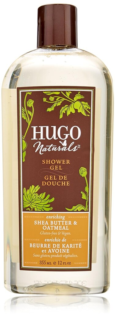 Shower Gel, Shea Butter and Oatmeal, 12 Ounce Bottle