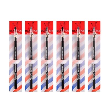Black Ice Spray Barber Pencil (Black) - 6 pieces
