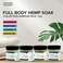 Spazazz Hot Tub Aromatherapy Full Body Hemp Soak Collection Sampler Pack - 4oz 1000 mg Hemp Spa Aromatherapy Hot Tub Bath Salt Crystals 4 Pack: Release 22, Reset 06, Unwind 17, Ignite 09