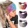 CAKURE Boho Headbands Wide Turban Knotted Head Bands African Head Wraps Yoga Hairbands Hair Scarf Elastic Hair Accessories for Women and Girls Pack of 3