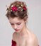 Wedding Hair Comb Silver Leaf Bridal Hair Piece Silver Rhinestone Hair Accessories for Women and Girls (D)