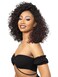 Janet Collection Remy Illusion Easy N Swift DOHA Half Wig Human Hair feel Prime Unimix - Deep &amp; Wide Comb Curly Short Length (COLOR #FS1B/30)