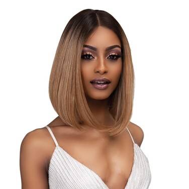 Janet Collection Melt 13x6 Frontal Part ASIA Lace Wig (TT1B/VELVET WINE)